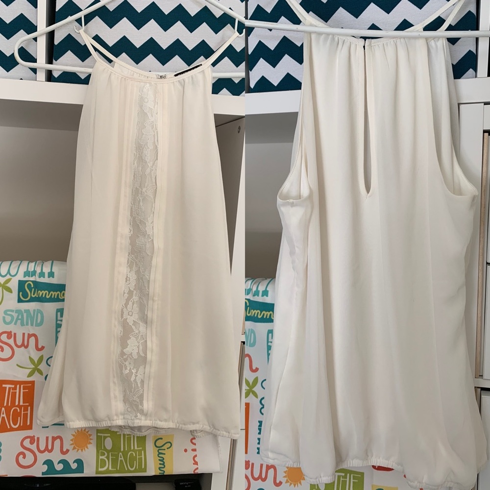 Cream tank top